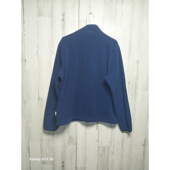 Cabela’s Women’s Size Large Blue Long Sleeve Zippered Fleece Jacket - Picture 5 of 8